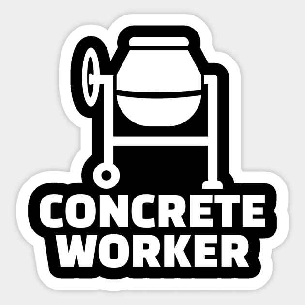 Concrete worker Sticker by Designzz